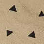 VIDAXL Tapis fait a la main Jute avec imprime a triangles 150 cm