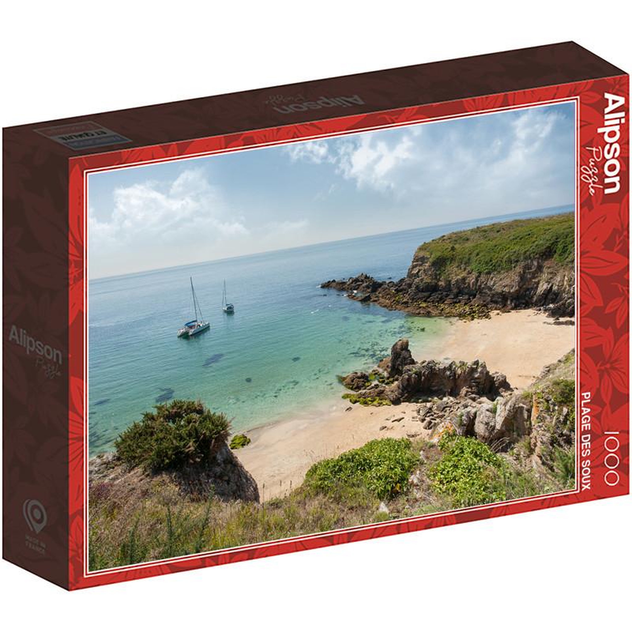 ALIZE Puzzle 1000 pièces Plage des Soux paysage marin – Alizé