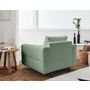 Voir la diapositive 2 : LISA DESIGN Rune - fauteuil - en tissu bouclette