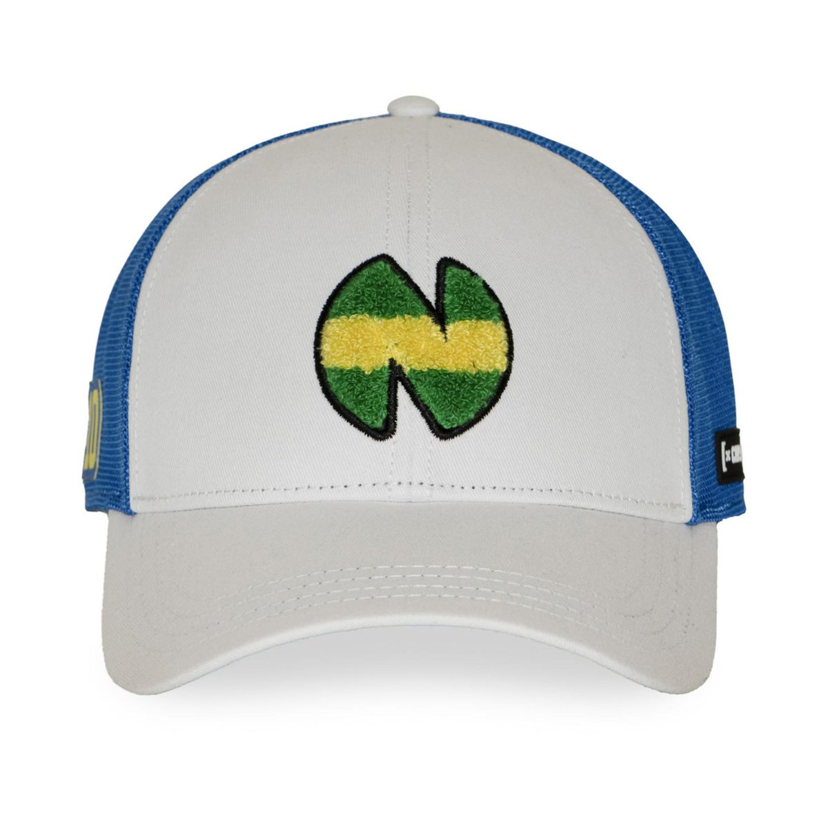 CAPSLAB Casquette baseball avec filet et patch Olive & Tom Newteam