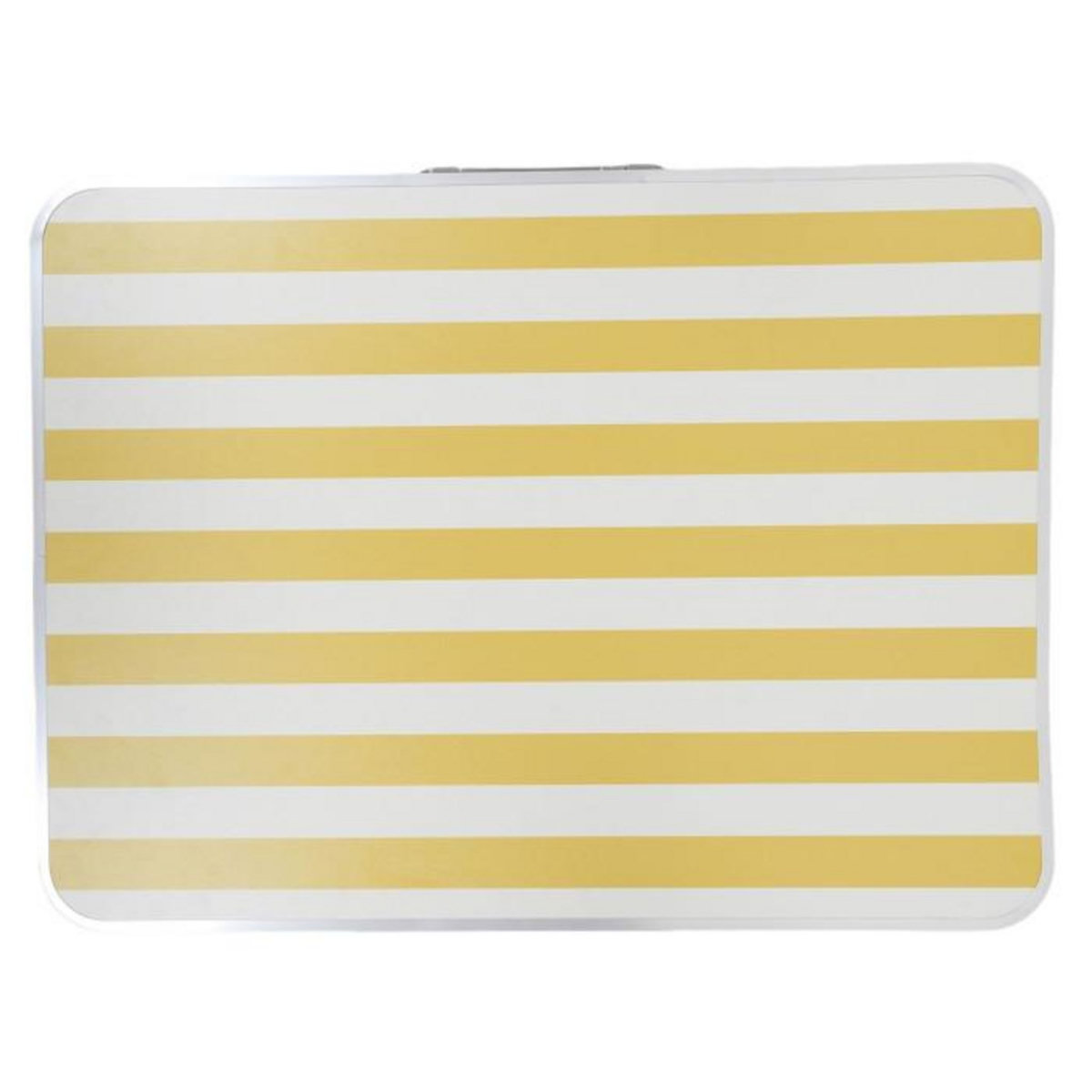 Paris Prix Table de Camping Pliable  Bain de Soleil  80cm Jaune