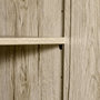 Voir la diapositive 5 : HOMCOM Armoire de cuisine multi-rangements 2 portes 3 tiroirs 3 étagères + grand plateau 90L x 39l x 169H cm bicolore chêne clair gris