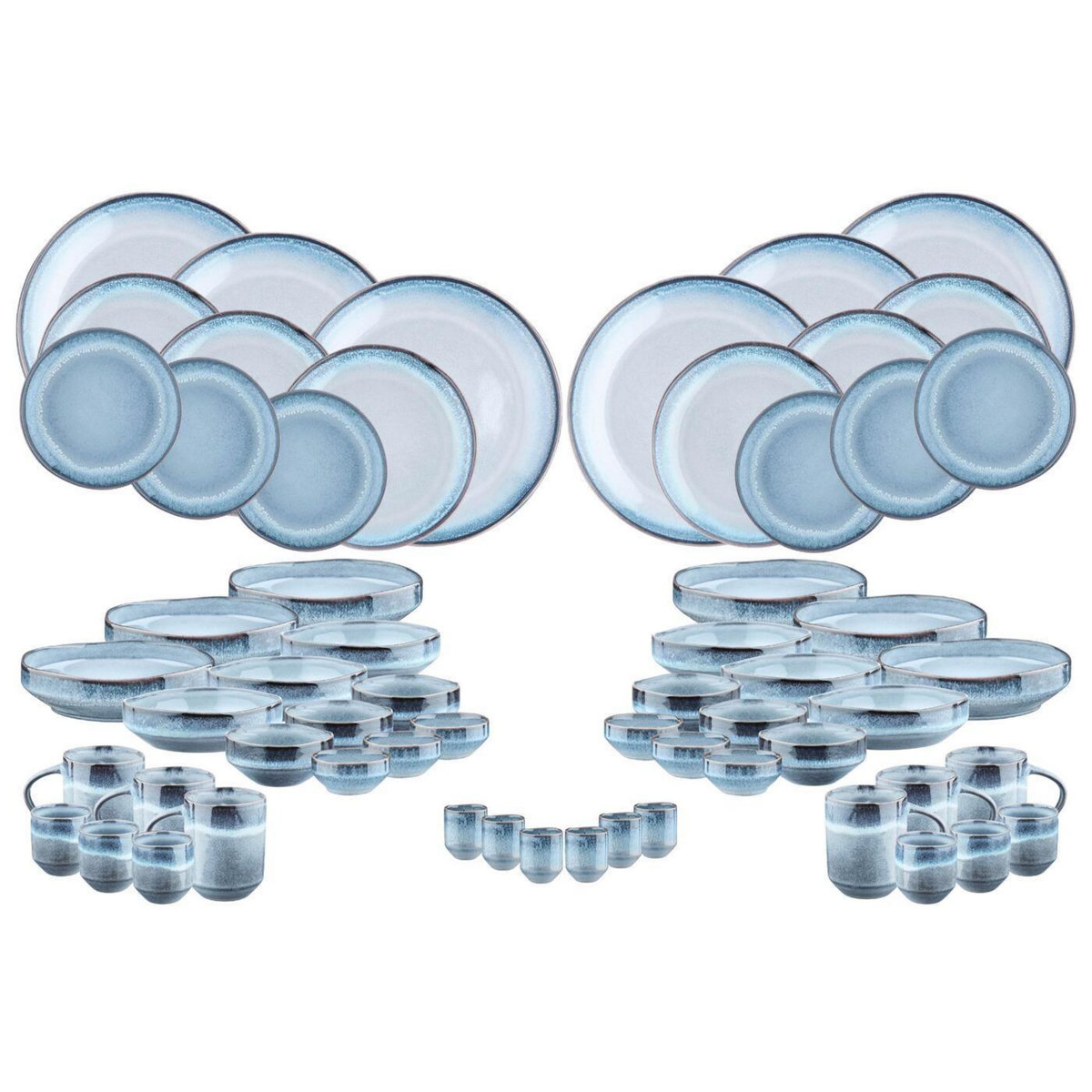 BJORN Service Complet Plus GENESIS - 60 pièces - Mer