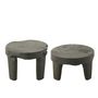 Voir la diapositive 3 : Paris Prix Lot de 2 Tables Basses  Tek  50cm Noir