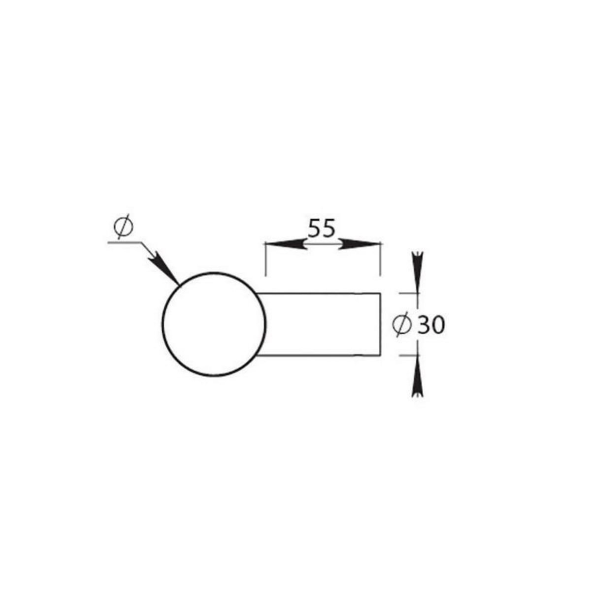 DUVAL Kit de montage inox sur mesure double droit DUVAL 22 0720 5507