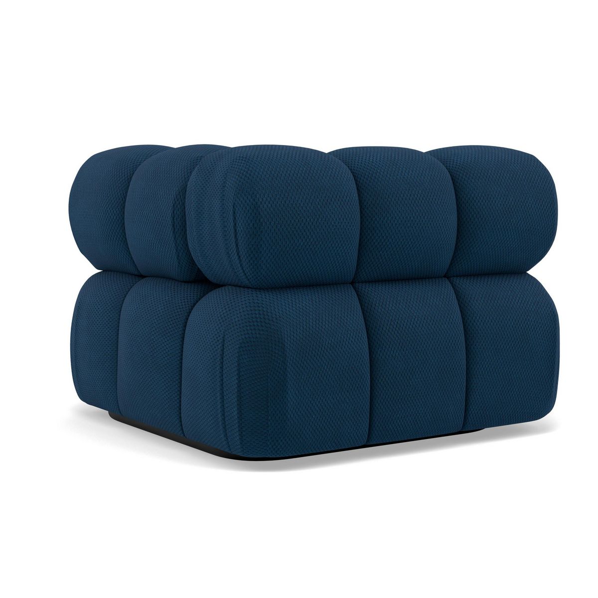 LISA DESIGN Ruby - module d'assise d'angle droit en velours texturé