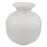 ATMOSPHERA Vase Déco en Métal  Kian  30cm Blanc