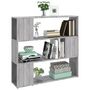 Voir la diapositive 4 : VIDAXL Bibliotheque/Separateur de piece Sonoma gris 100x24x94 cm