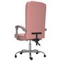 Voir la diapositive 5 : VIDAXL Fauteuil de massage inclinable de bureau Rose Similicuir