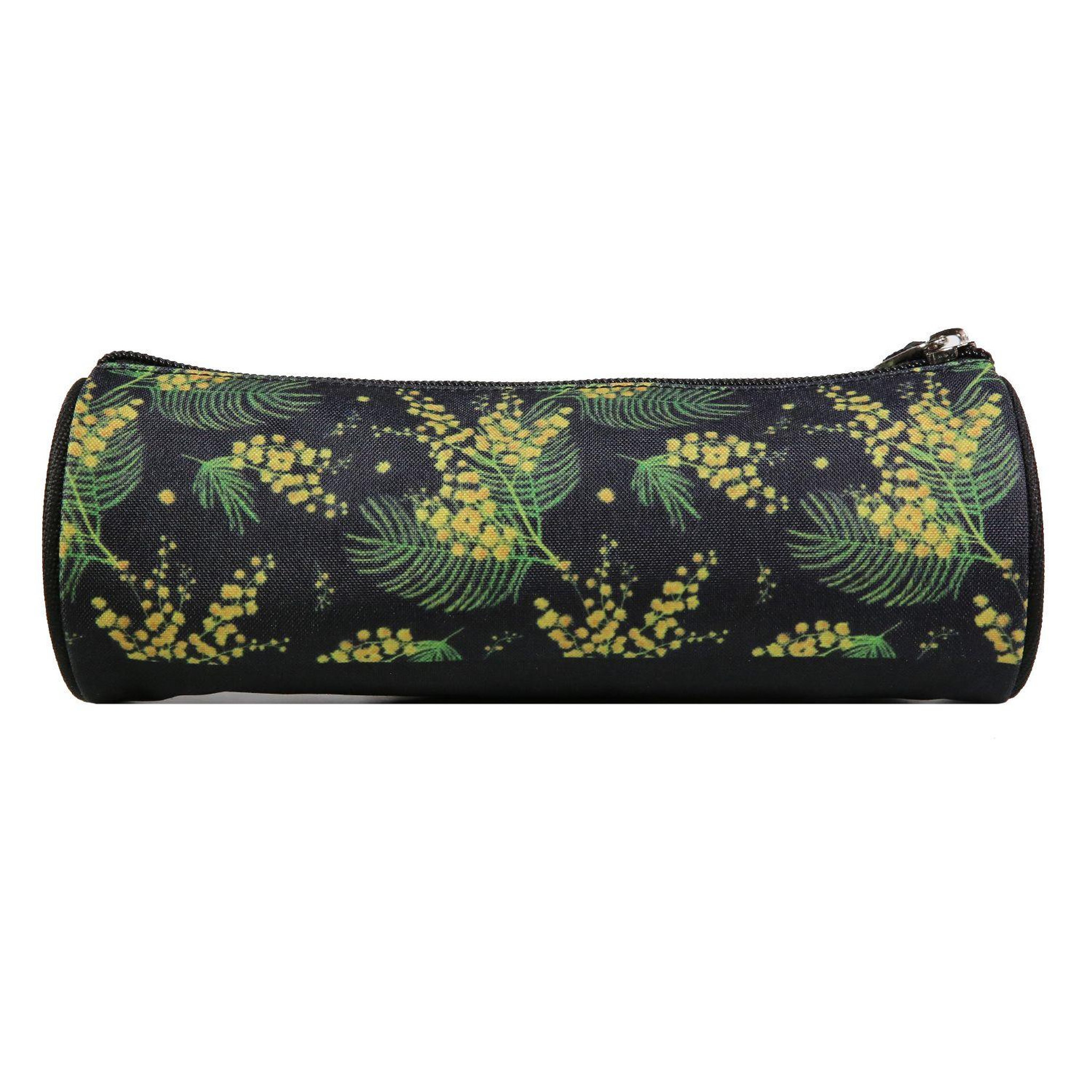 Voir la diapositive 4 : Bagtrotter BAGTROTTER Trousse scolaire ronde Offshore Noir Mimosa