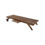 Voir la diapositive 3 : FINLANDEK FINLANDEK RAUHA Bain de soleil en eucalyptus FSC 195 x 71x 33 cm