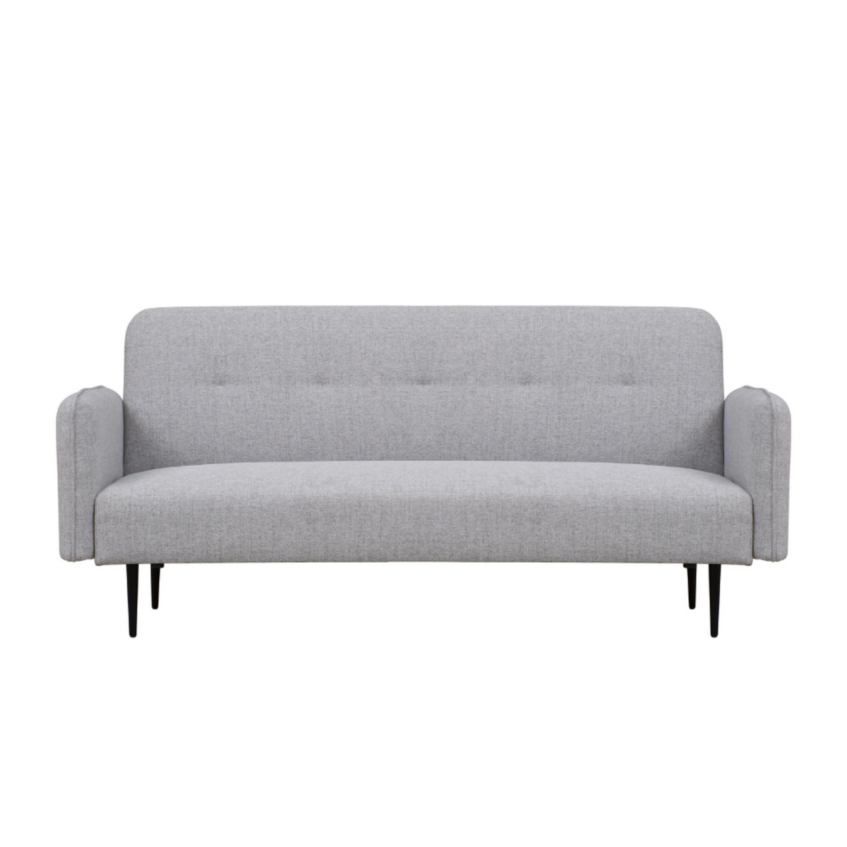 CONCEPT USINE Canapé convertible 3 places en tissu gris BERNE