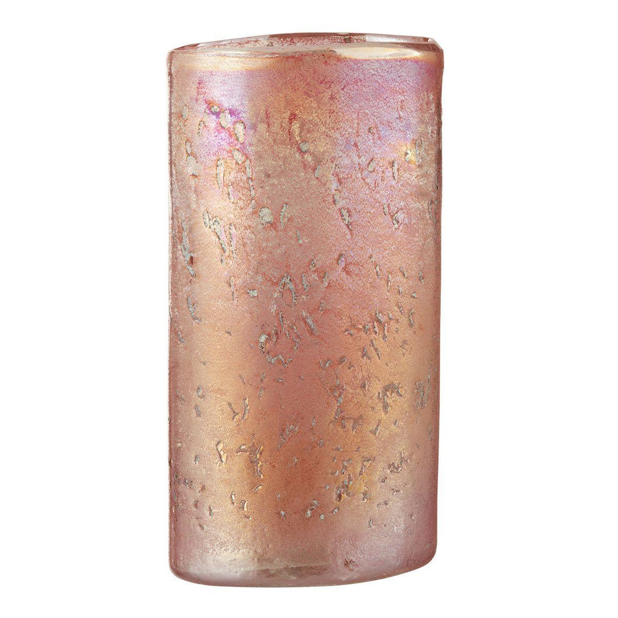 J-LINE Vase déco en verre  lizzie  25cm rose