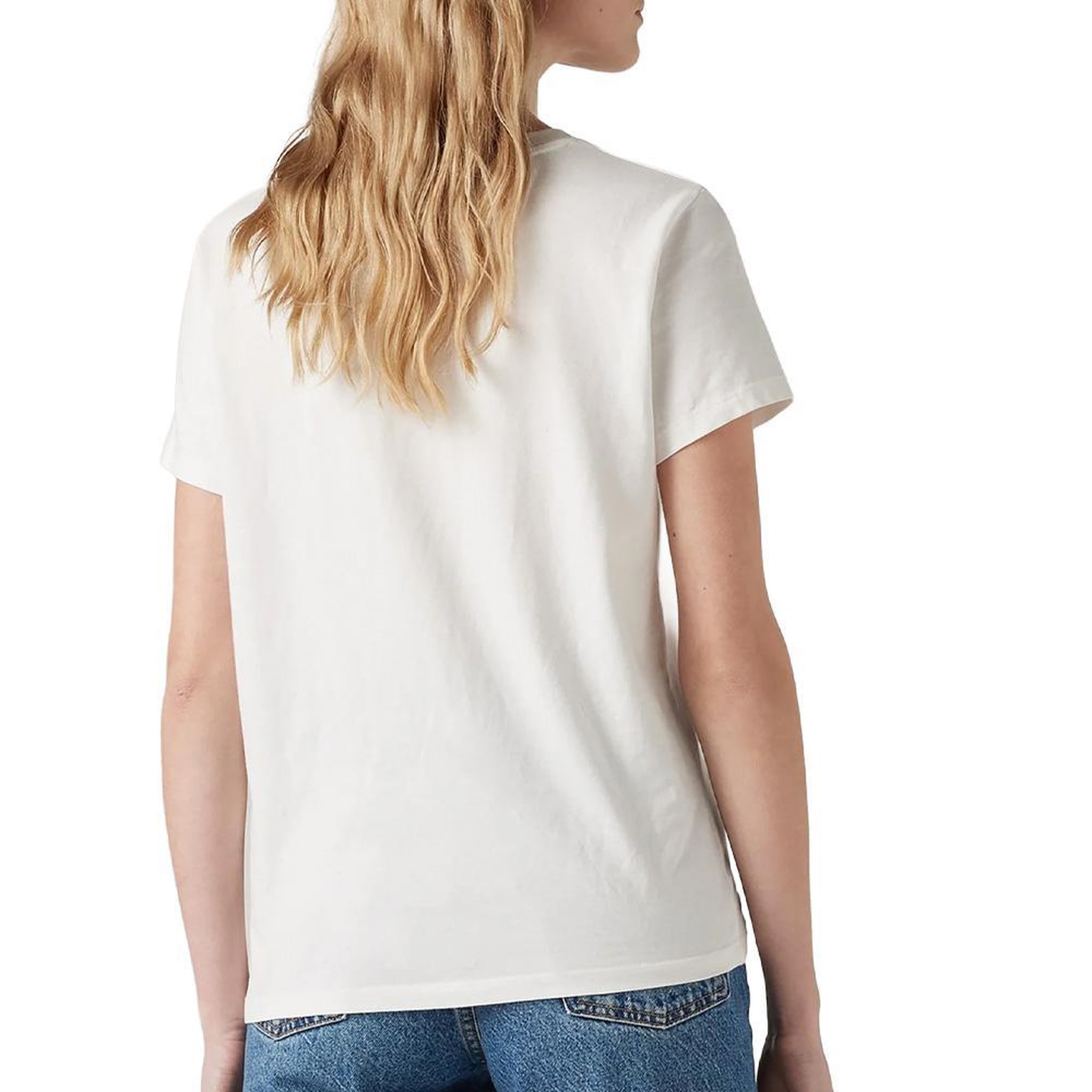 Voir la diapositive 2 : Levi's T-Shirt Blanc Femme Levi's Perfects