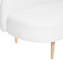 Voir la diapositive 2 : ATMOSPHERA Canapé 2 Places en Tissu Bouclette  Insi  172cm Blanc