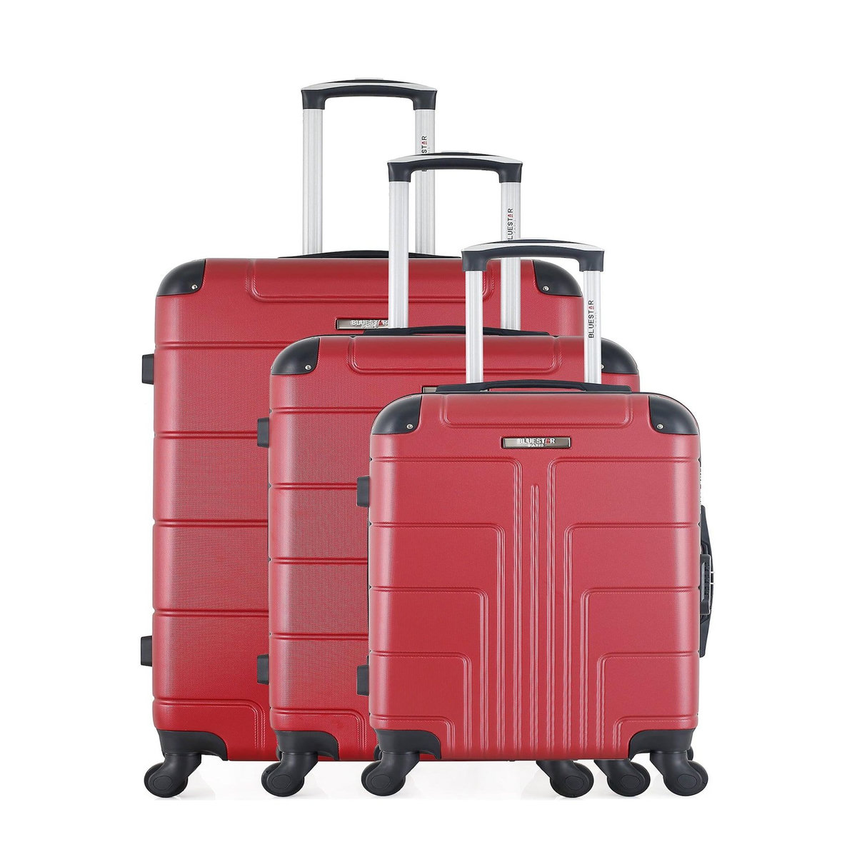 BLUESTAR BLUESTAR - Set de 3 Valises OTTAWA 75 cm 4 Roues