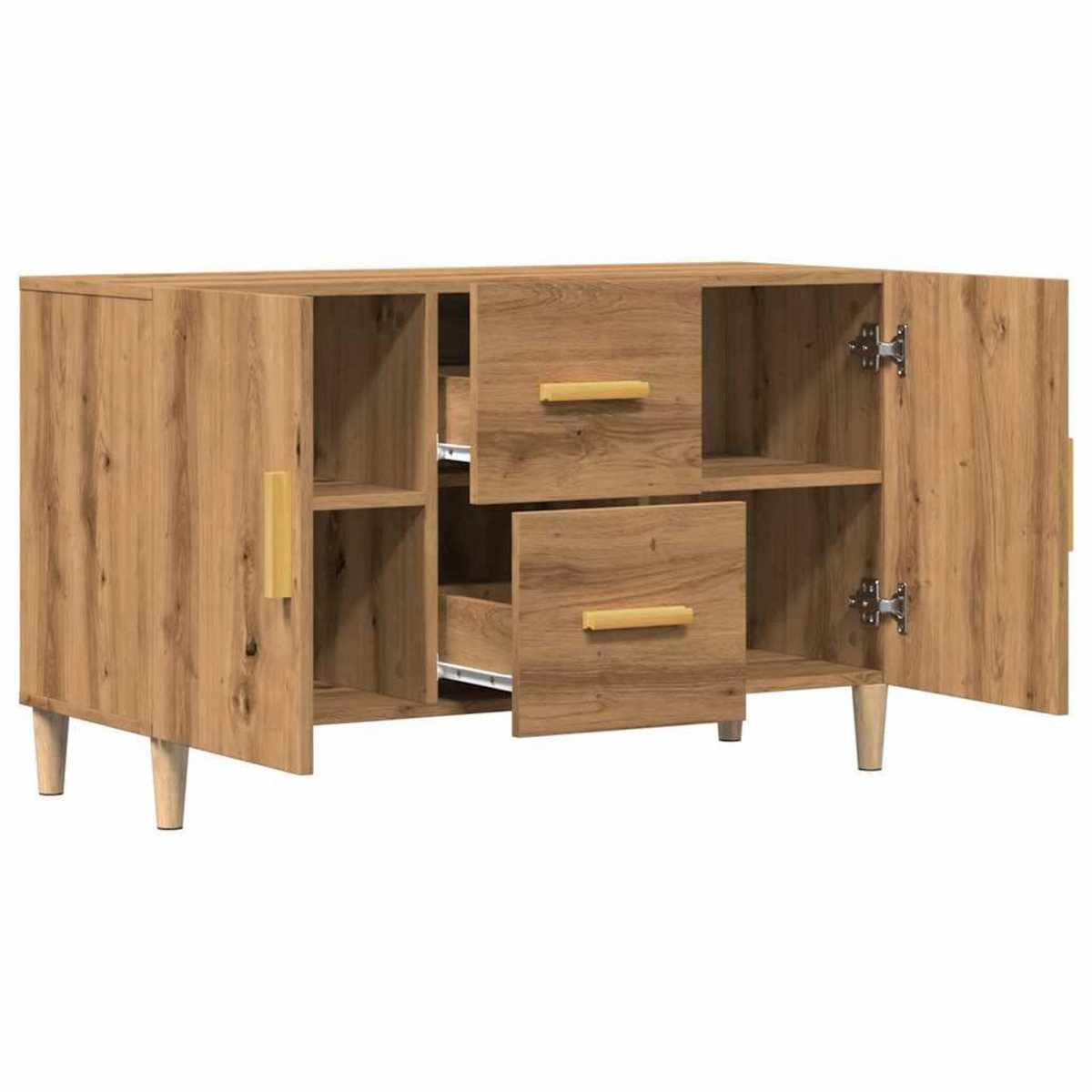 VIDAXL Buffet chene artisanal 100x36x60 cm bois d'ingenierie