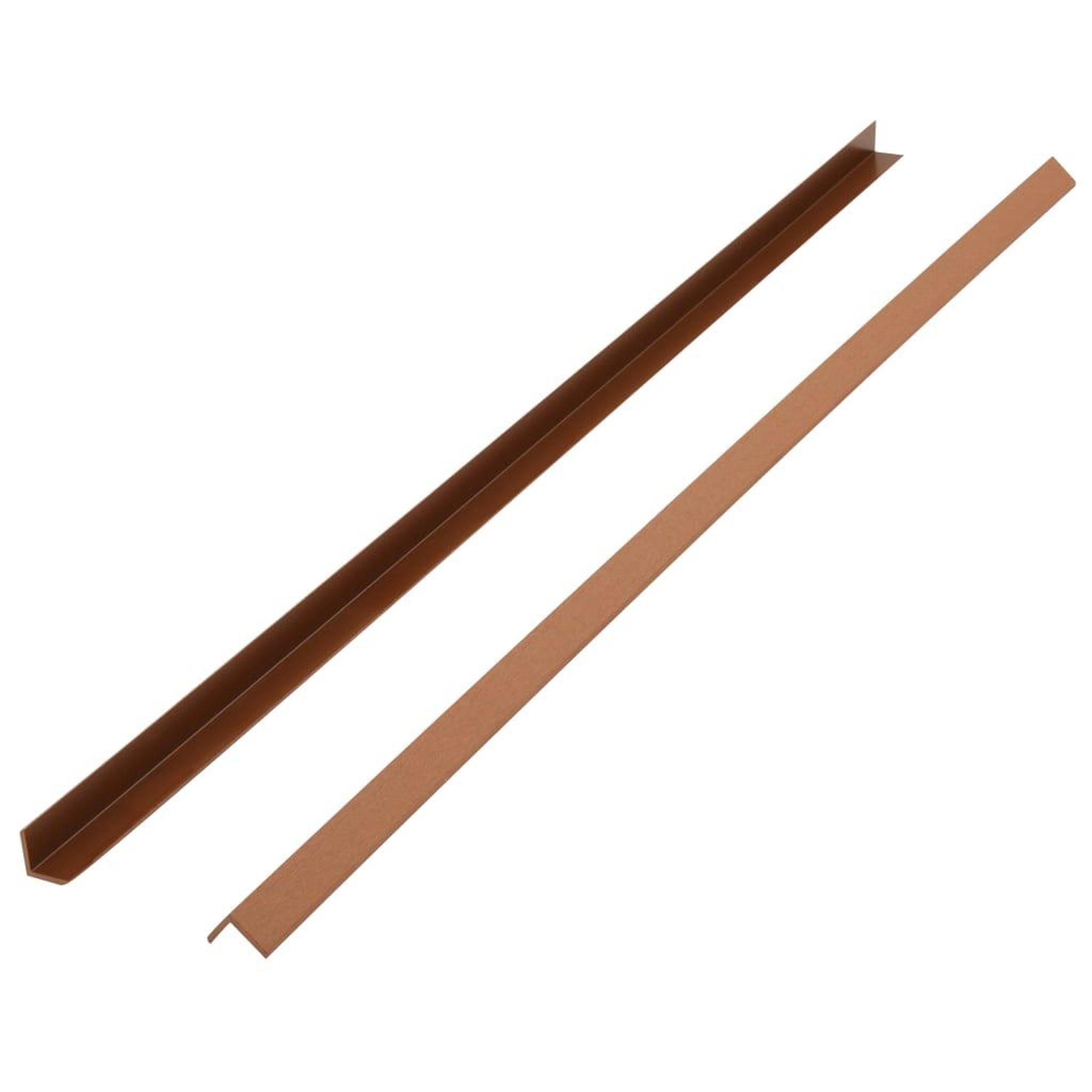 Voir la diapositive 3 : VIDAXL Corniere de terrasse 5 pcs WPC 170 cm Marron clair