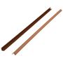 Voir la diapositive 3 : VIDAXL Corniere de terrasse 5 pcs WPC 170 cm Marron clair