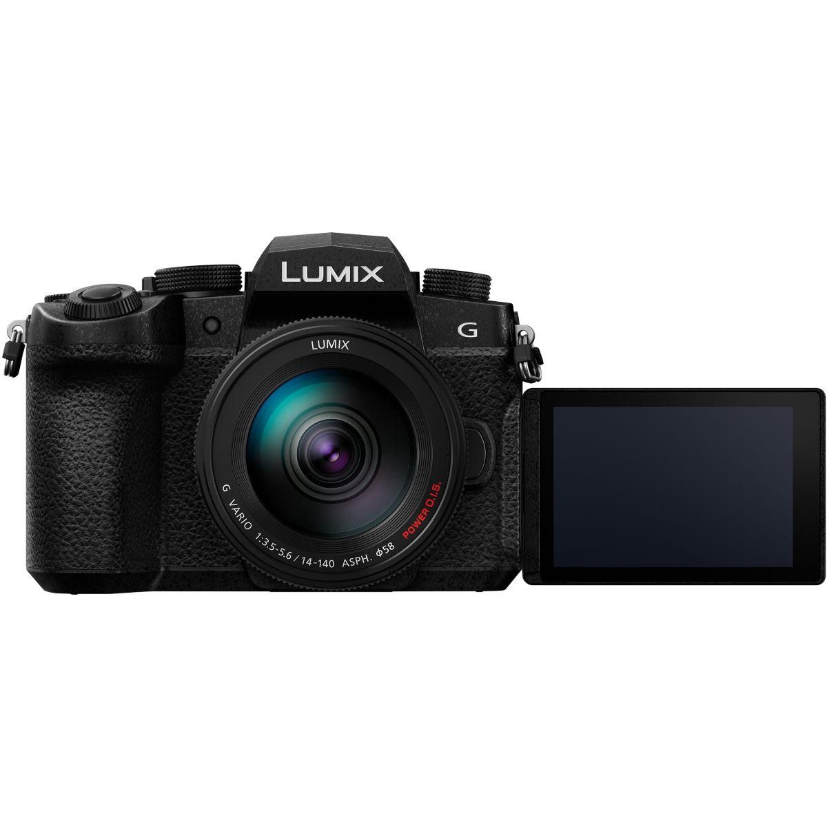 PANASONIC Appareil photo Hybride Lumix Micro 4/3 G97 noir+ 14-140mm Leica