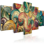 Paris Prix Tableau Imprimé  Colourful Waves. Coloris disponibles : Multicolore