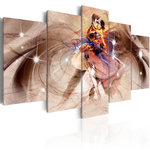 Paris Prix Tableau Imprimé  Lovers of the Time. Coloris disponibles : Multicolore