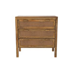 Rendez vous déco Commode en cannages et bois 3 tiroirs-Tiki