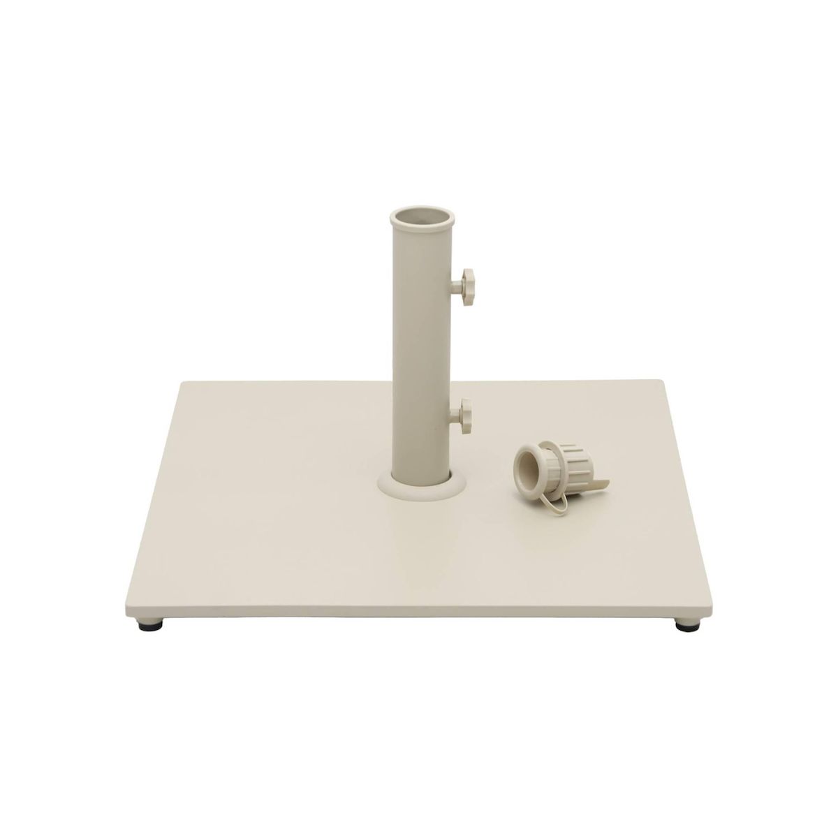 SWEEEK Pied carré en acier pour parasol à mât central - Terra