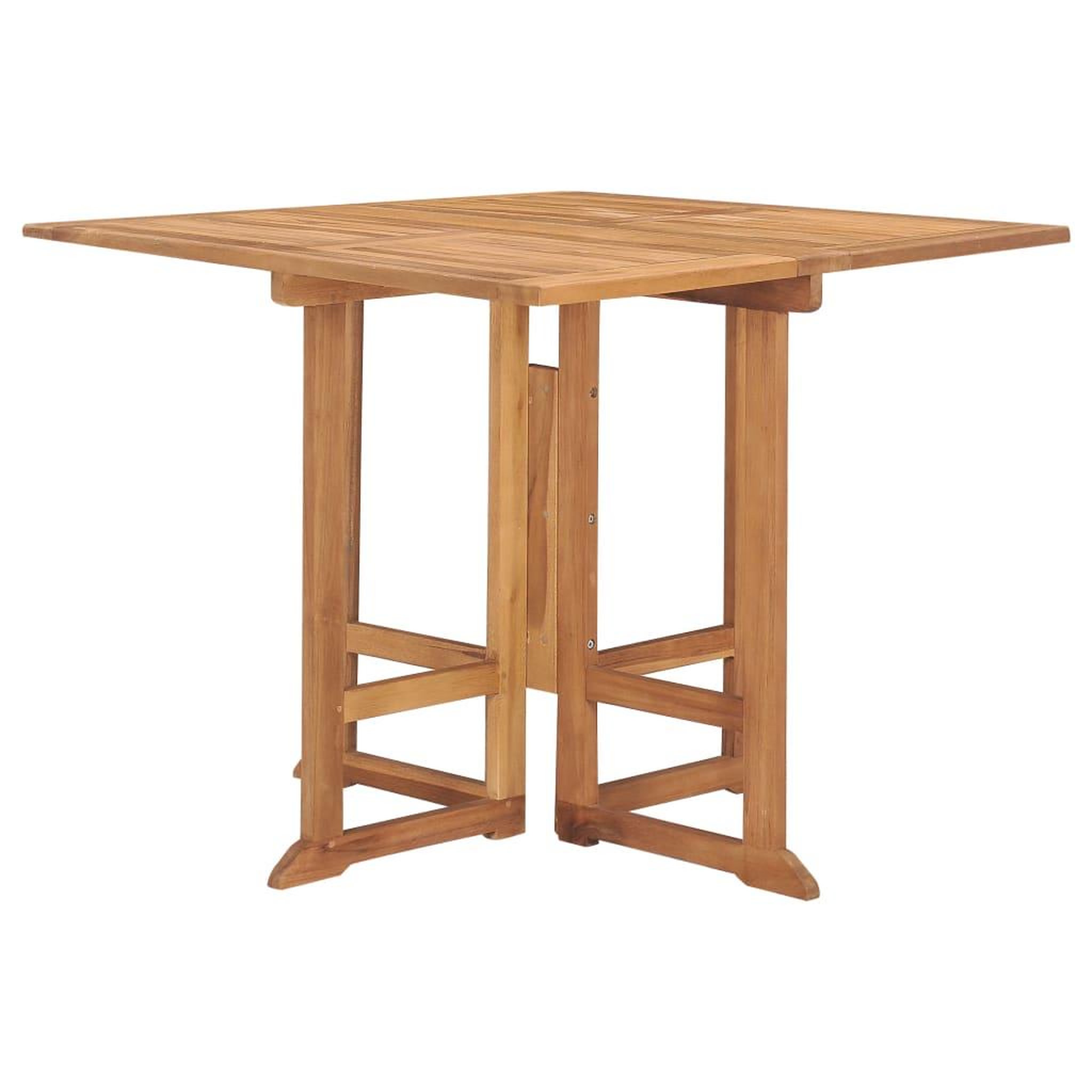 Voir la diapositive 4 : VIDAXL Ensemble a manger d'exterieur pliable 5 pcs Bois solide de teck