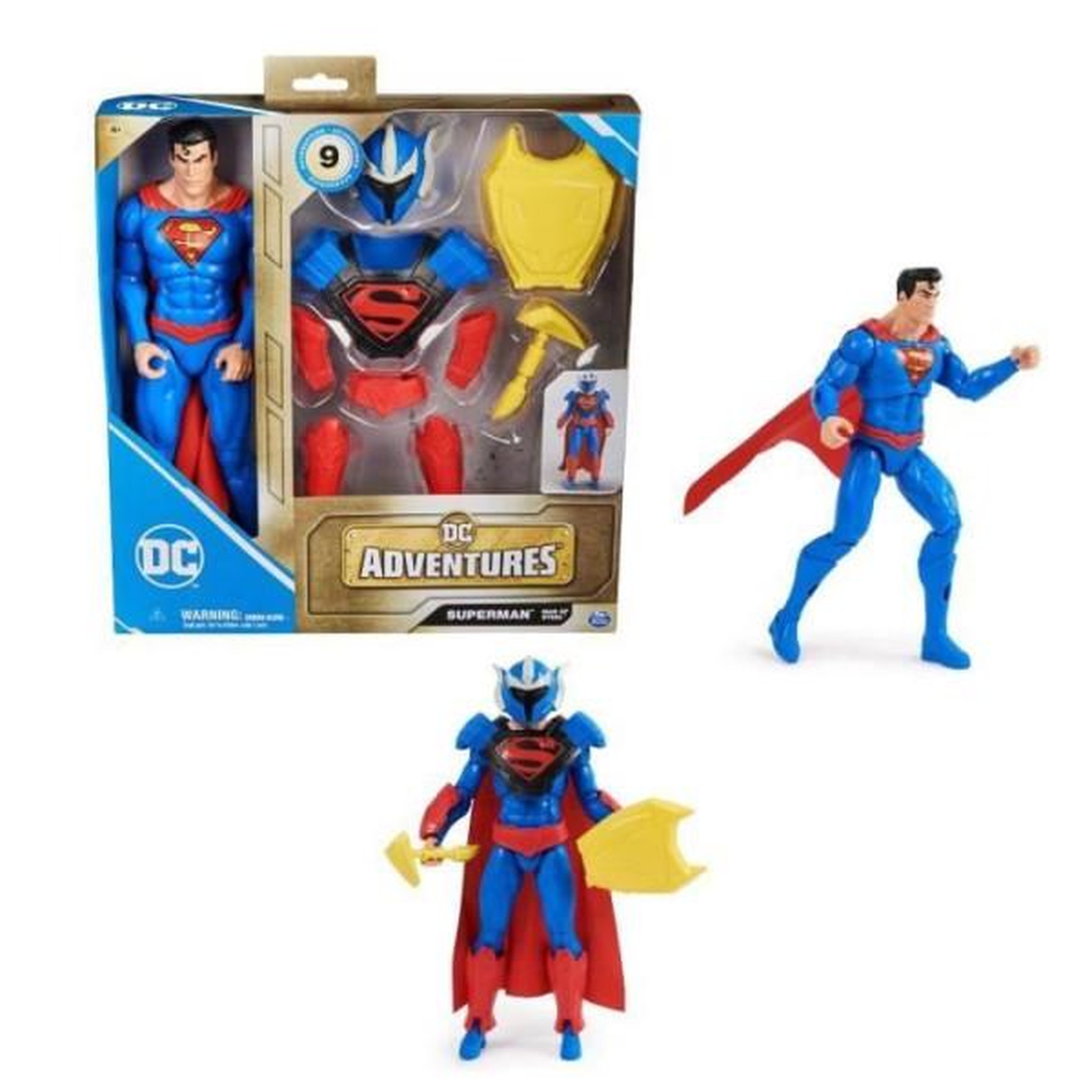 Spin Master Spin Master PACK FIGURINE 30 CM SUPERMAN + ACCESSOIRES DC Adventures