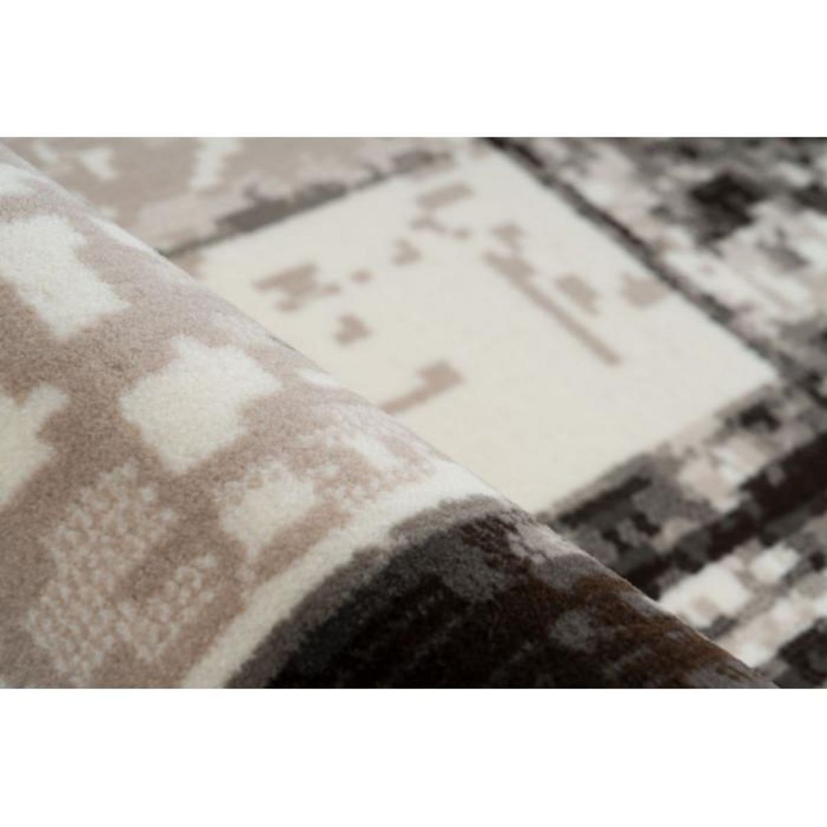 Paris Prix Tapis Vintage à Poils Courts  Esperanto III  Marron