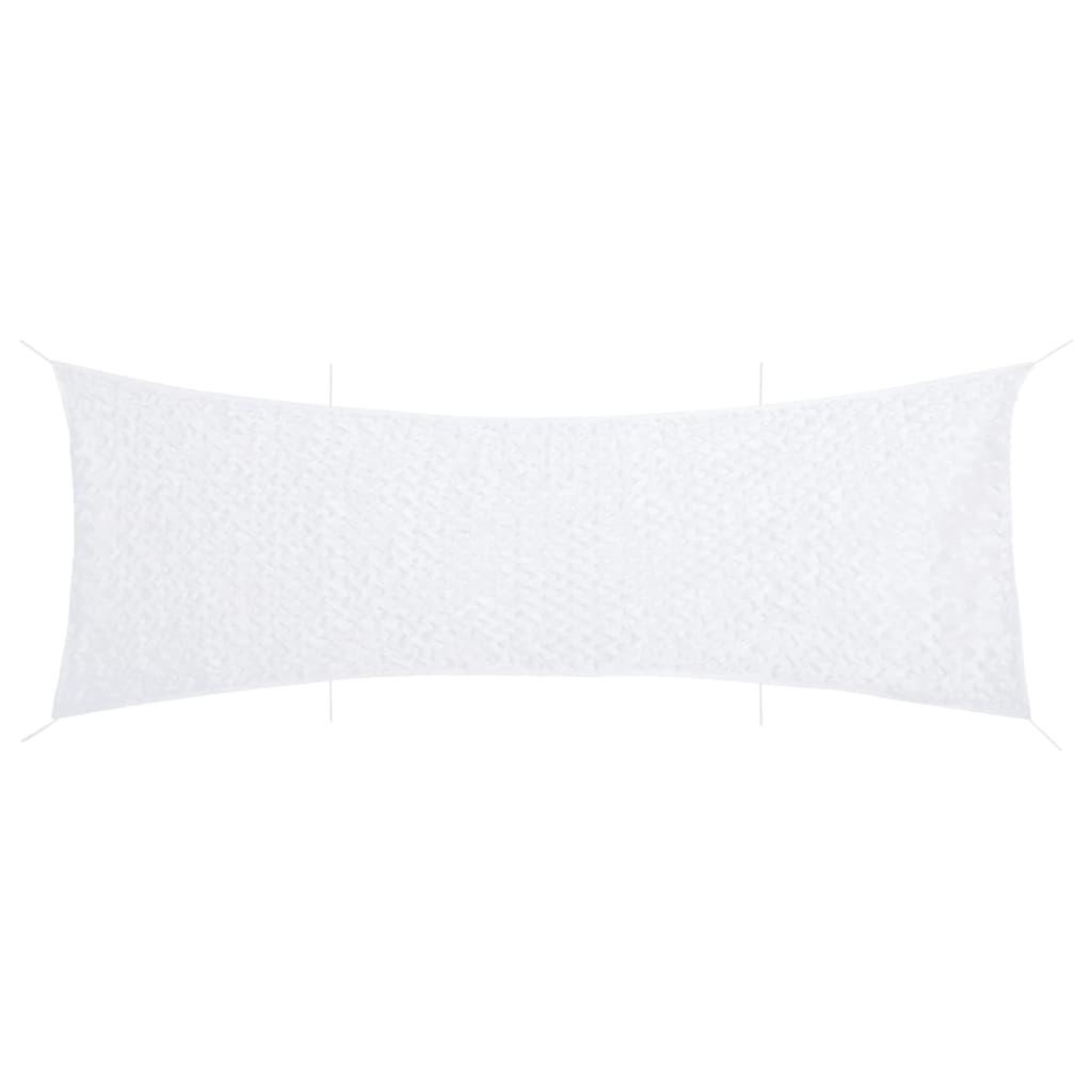 VIDAXL Filet de camouflage avec sac de rangement 753x199 cm blanc