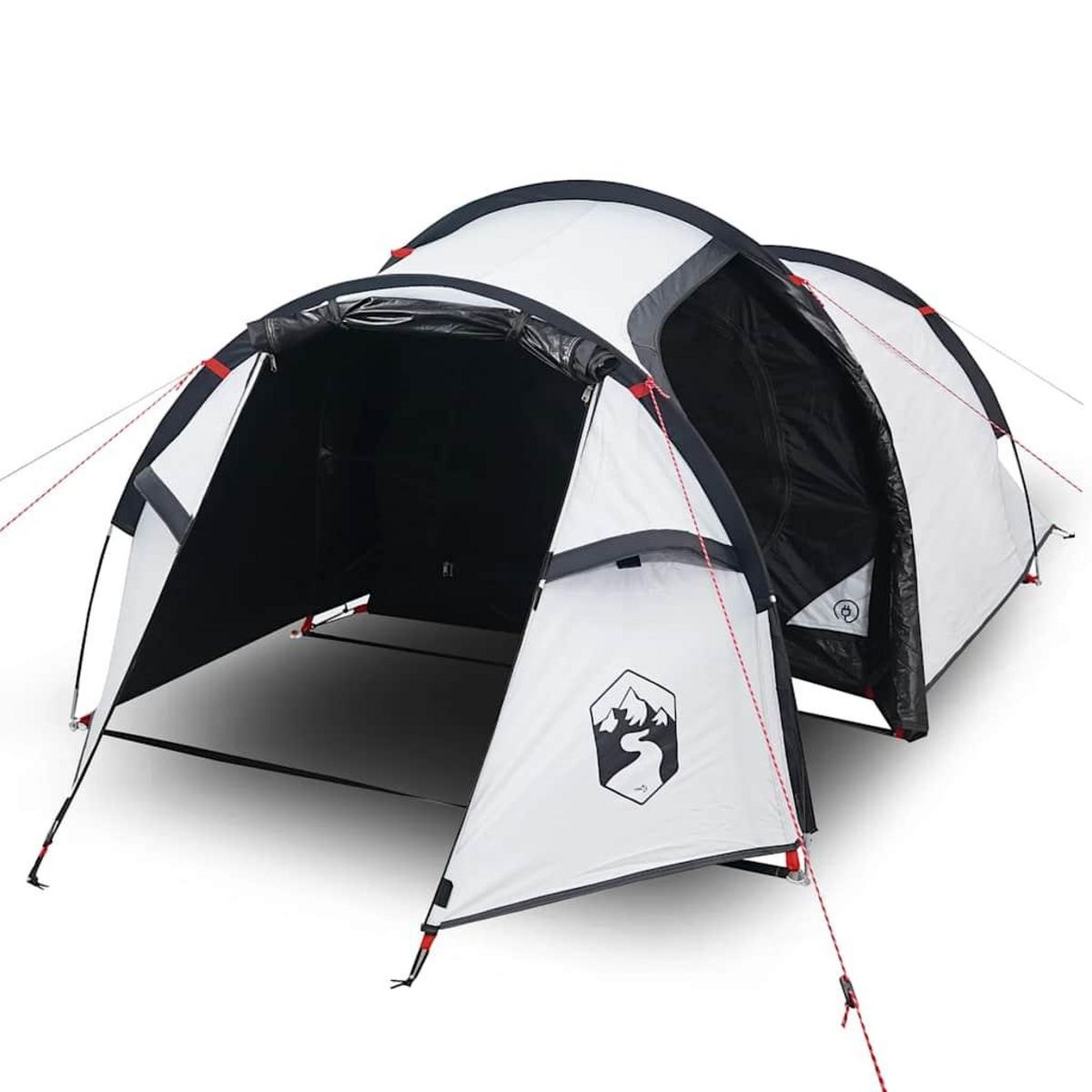 VIDAXL Tente de camping tunnel 3 personnes tissu occultant impermeable