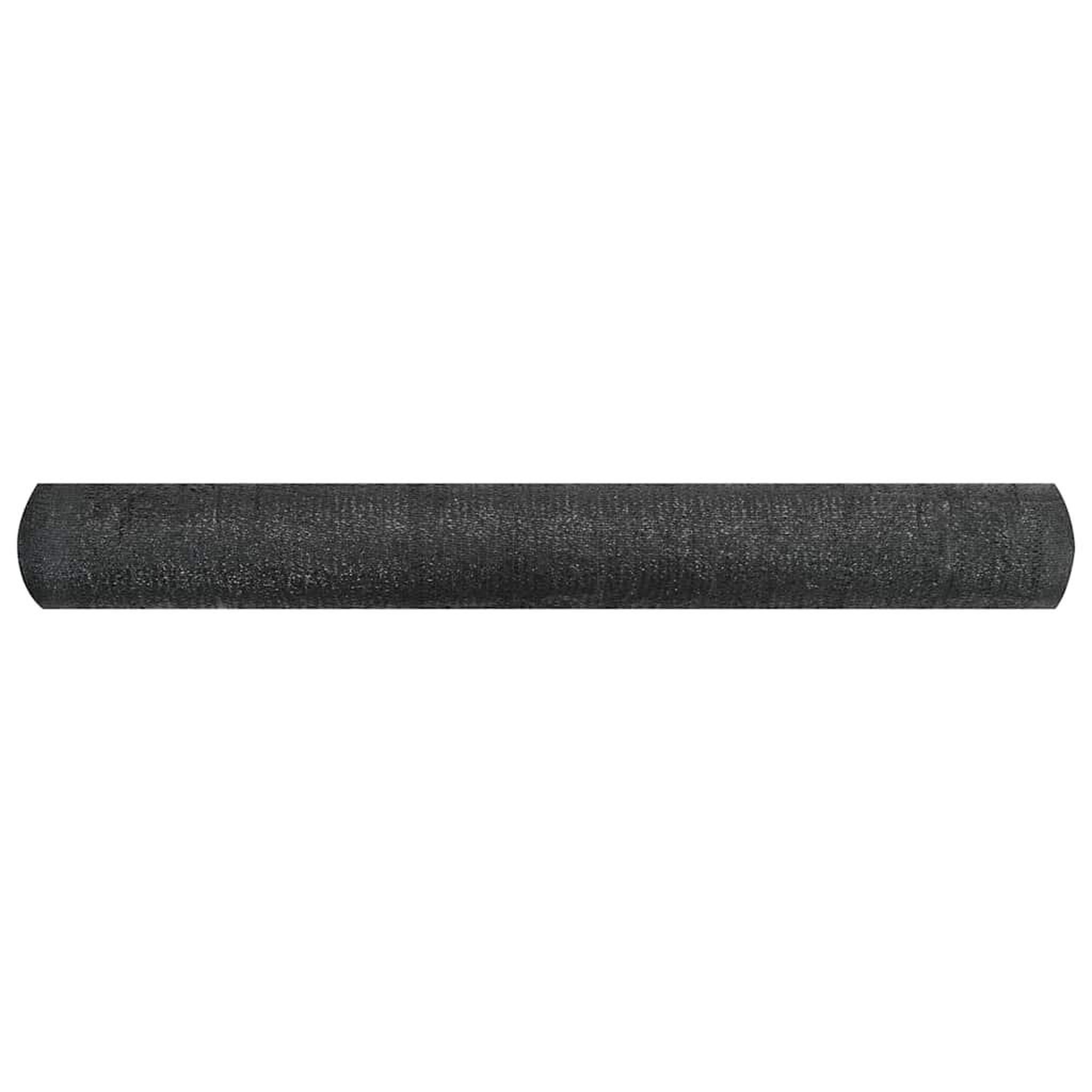 Voir la diapositive 2 : VIDAXL Filet brise-vue noir 1,5x25 m pehd 150 g/m^2