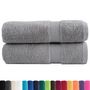 Voir la diapositive 2 : VIDAXL Essuie mains de qualité supérieure SOLUND 2 pcs gris 600 g m²