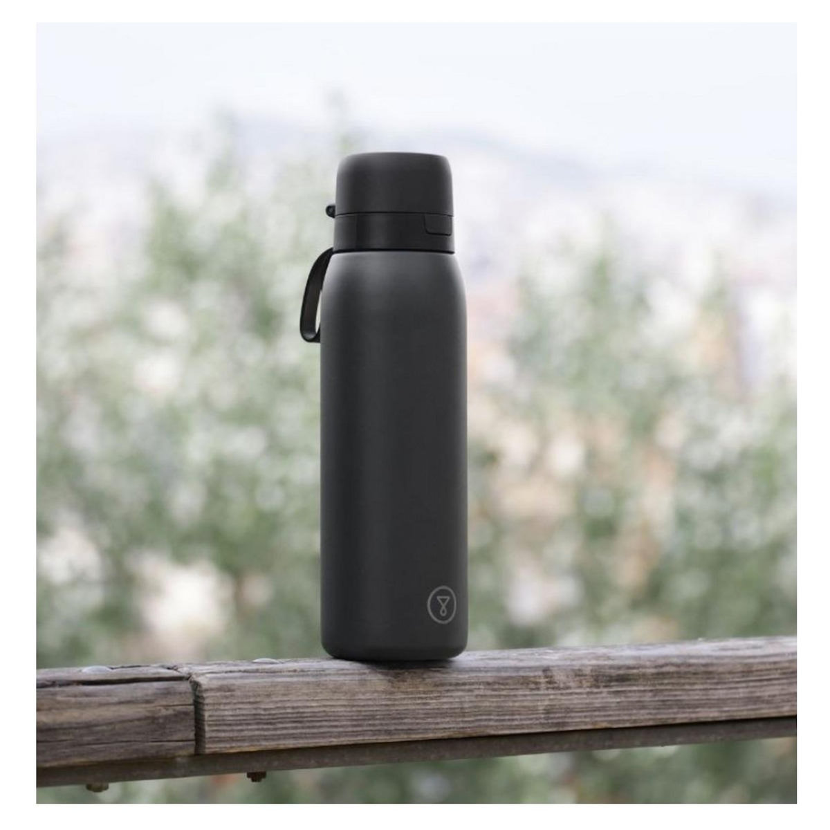 TAPPWATER Bouteille isotherme filtrante 0.7l noir - BTLPRO-B101