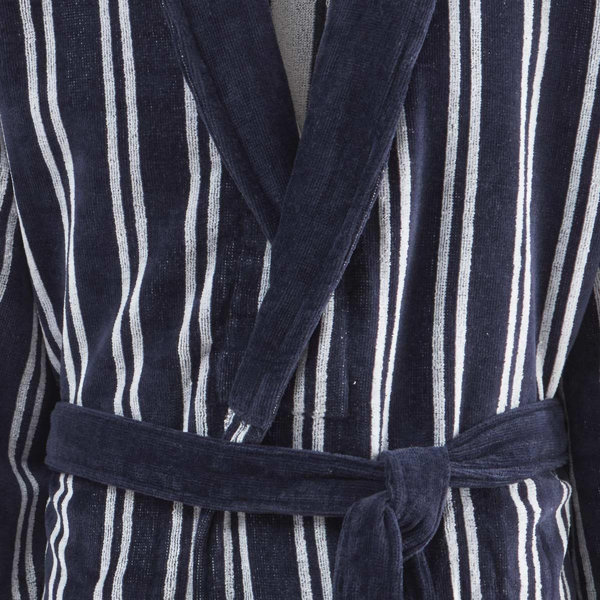 Voir la diapositive 3 : Sensei Maison Peignoir col châle velours LINQUIST