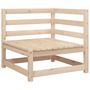 Voir la diapositive 4 : VIDAXL Salon de jardin 9 pcs bois de pin massif