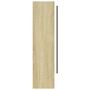 Voir la diapositive 6 : VIDAXL Armoire à miroir de salle de bain 80x15x60cm MDF Blanc et chêne
