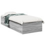 Voir la diapositive 2 : VIDAXL Cadre de lit sans matelas sonoma gris 100x200 cm
