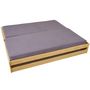 Voir la diapositive 2 : Paris Prix Lit Banquette Enfant Bois  Axel  90x200cm Naturel
