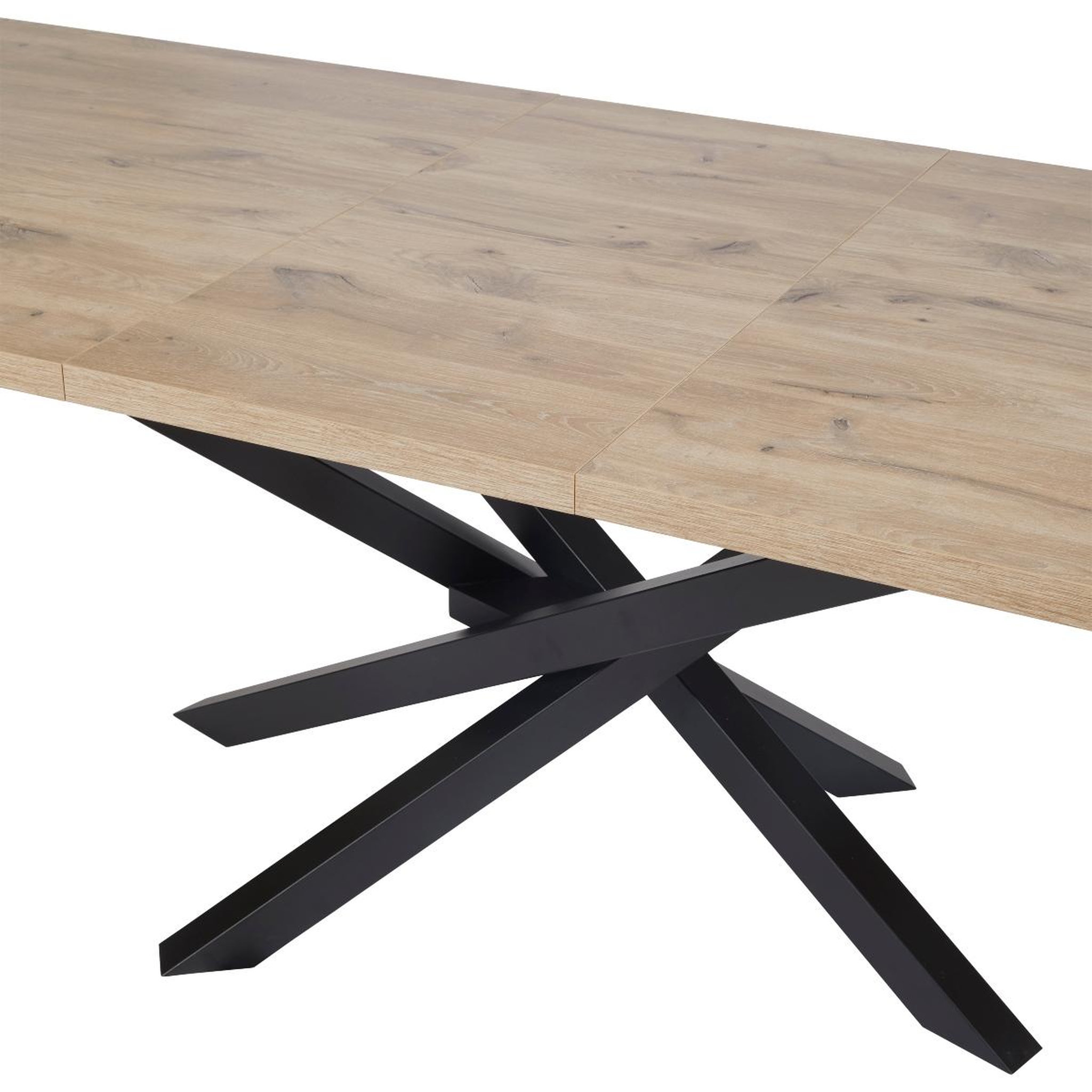 Voir la diapositive 4 : JLC KREATION Table à manger extensible 190-240 cm santorini
