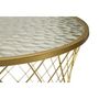 Voir la diapositive 3 : Paris Prix Lot de 4 Tables d'Appoint Design  Noah  70cm Or