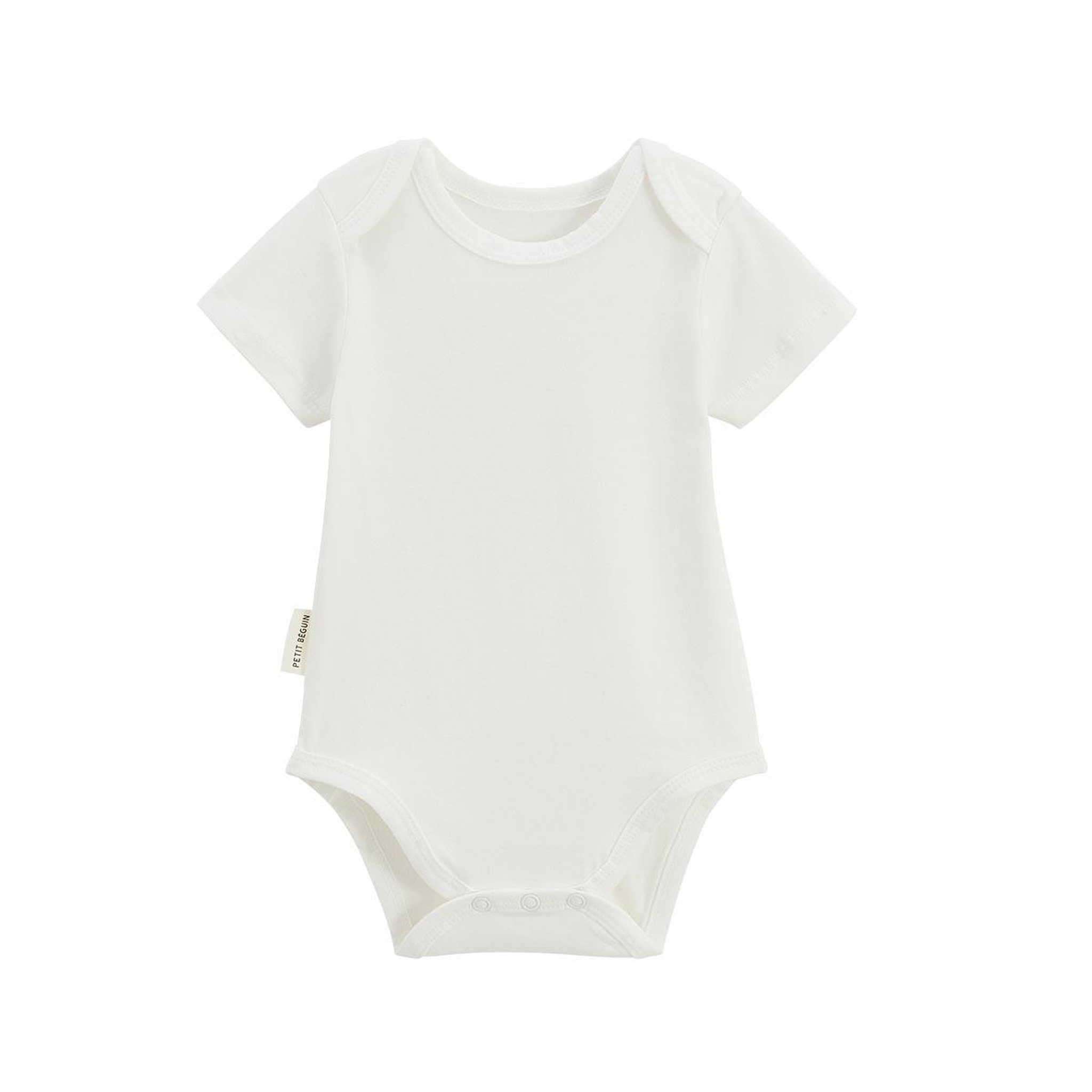 Voir la diapositive 4 : Petit Béguin Lot de 3 bodies bébé manches courtes Anaelle