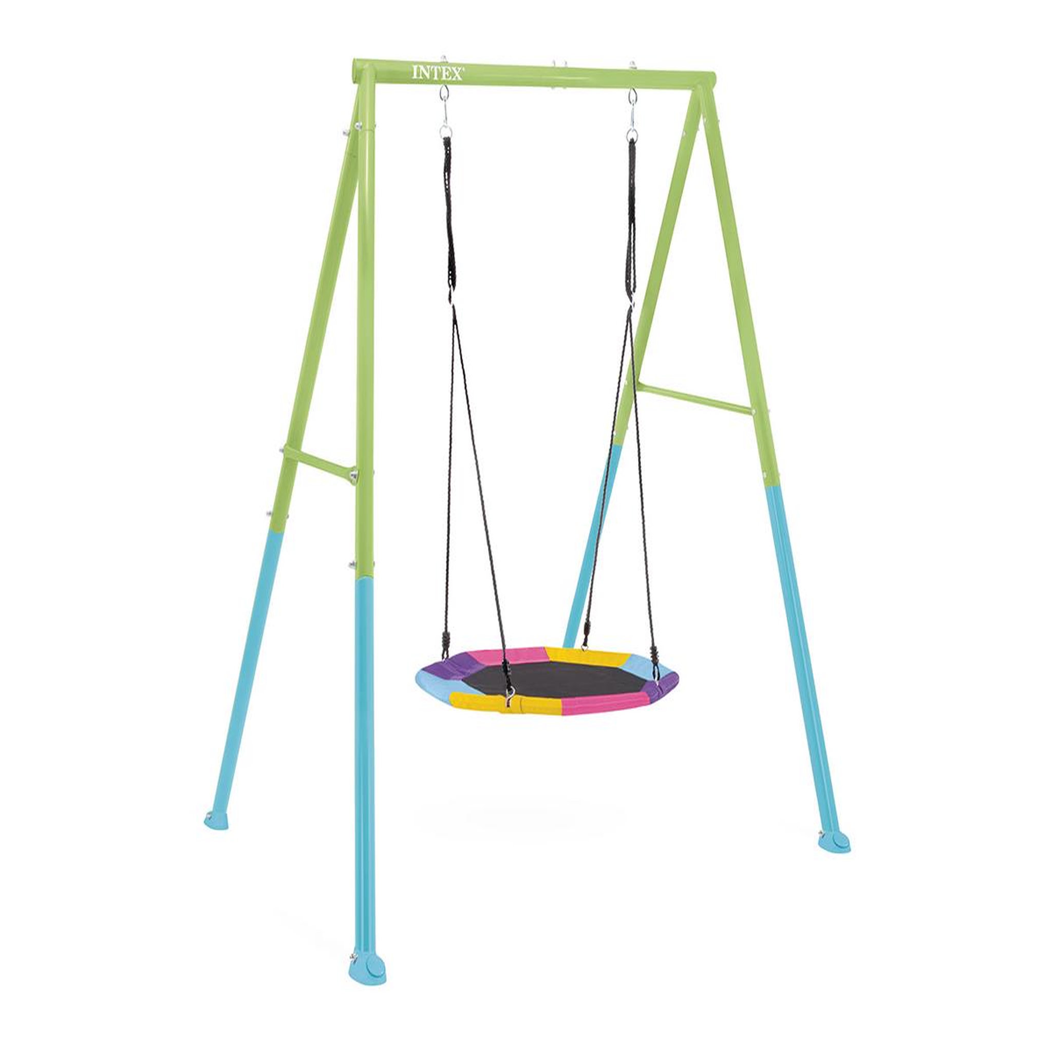 INTEX Portique-balançoire 1 agrès nid d'oiseau - Intex