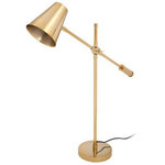 Paris Prix Lampe à Poser Industriel  Celeste  74cm Or