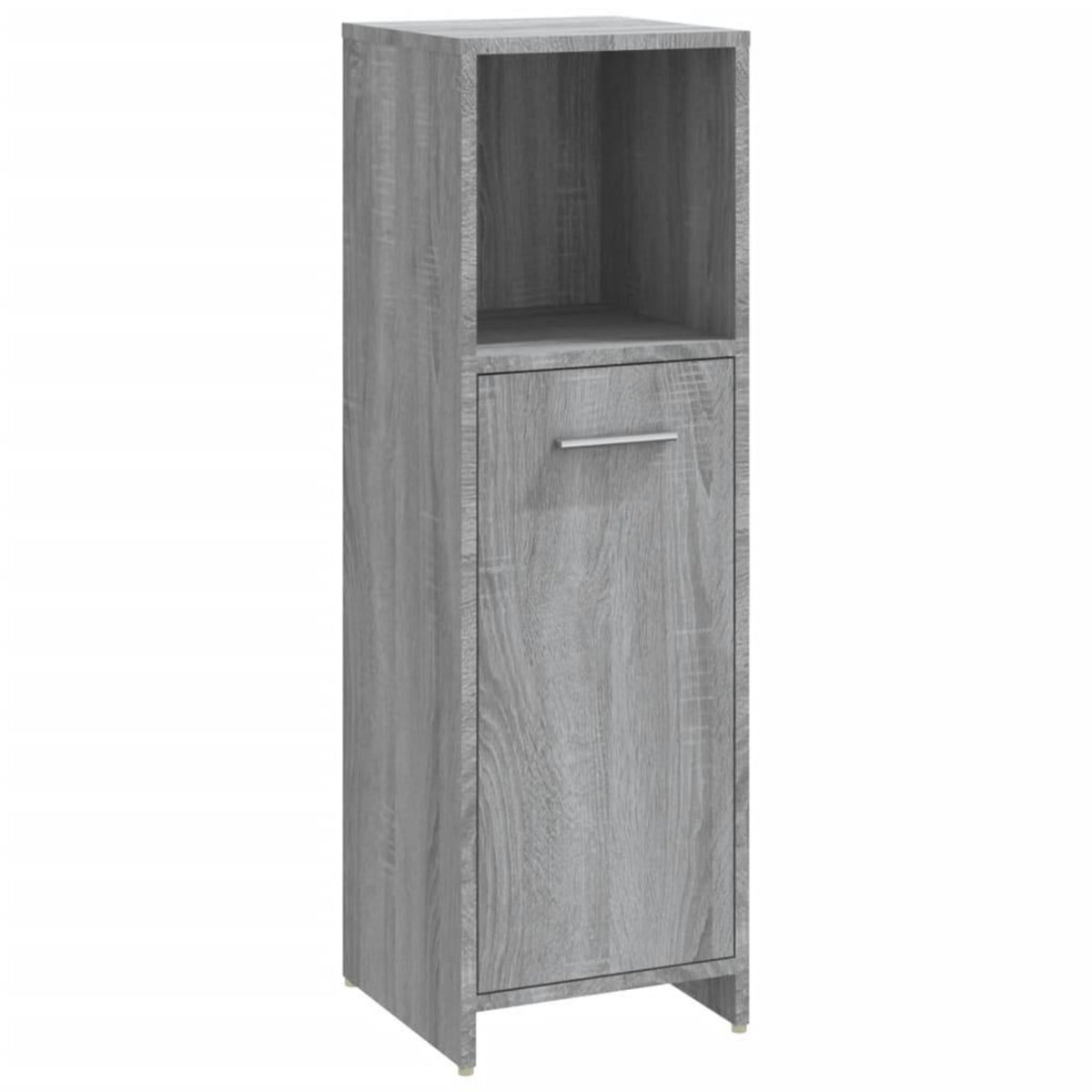 VIDAXL Armoire de bain Sonoma gris 30x30x95 cm Bois d'ingenierie