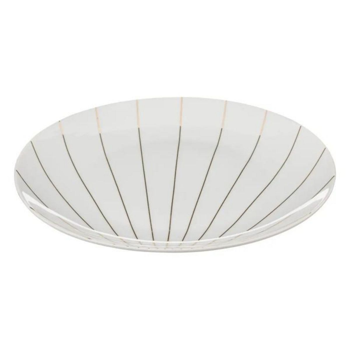 SECRET DE GOURMET Lot de 6 Assiettes Plates  Le Collectionneur  27cm Blanc