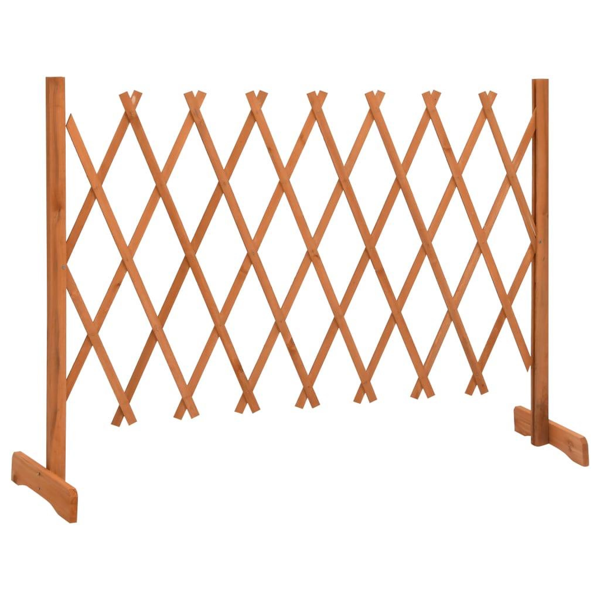 Voir la diapositive 2 : VIDAXL Cloture en treillis de jardin Orange 150x80 cm Bois de sapin