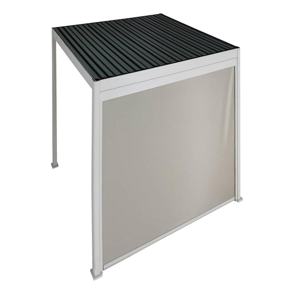 HESPERIDE Store 3 m pour pergola bioclimatique Evora 4 x 3 m argile - Hespéride